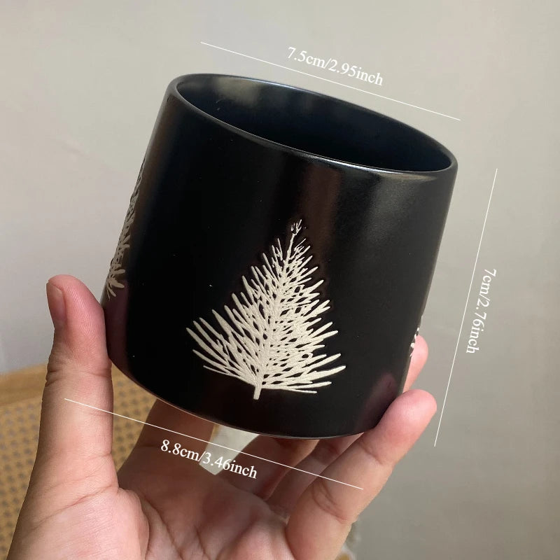 Minimalist Christmas Tree Ceramic Cup - CM053