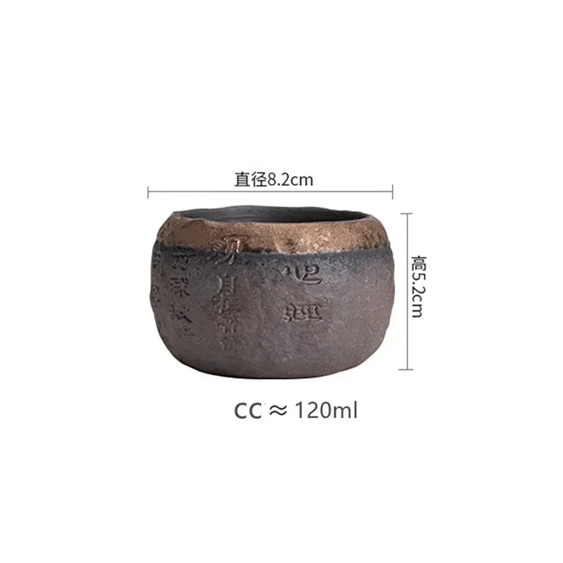 Rough Pottery Handmade Cup
