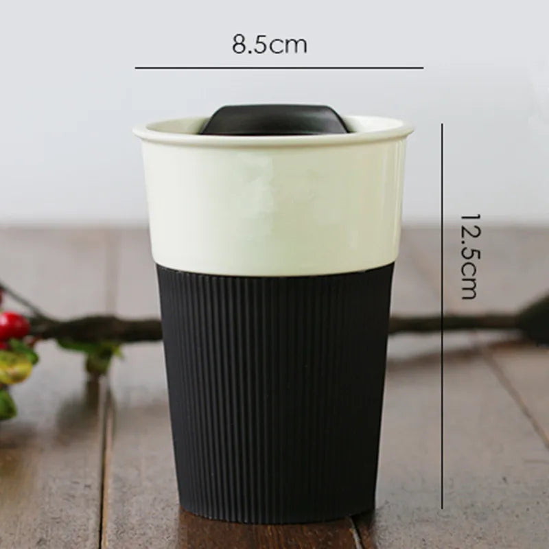 Porcelain Travel Mug With Lid