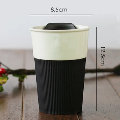 Porcelain Travel Mug With Lid