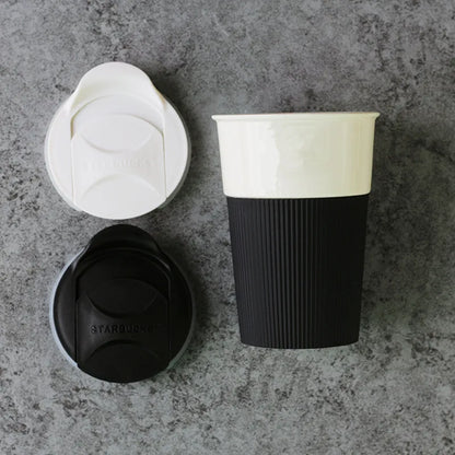 Porcelain Travel Mug With Lid