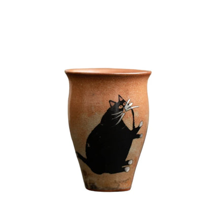 Retro Handmade pottery Small Cup