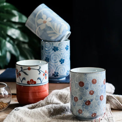 Vintage Japanese Hand-Painted Ceramic Mug - CM036