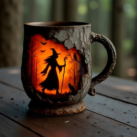 Halloween 3D Witch Mug