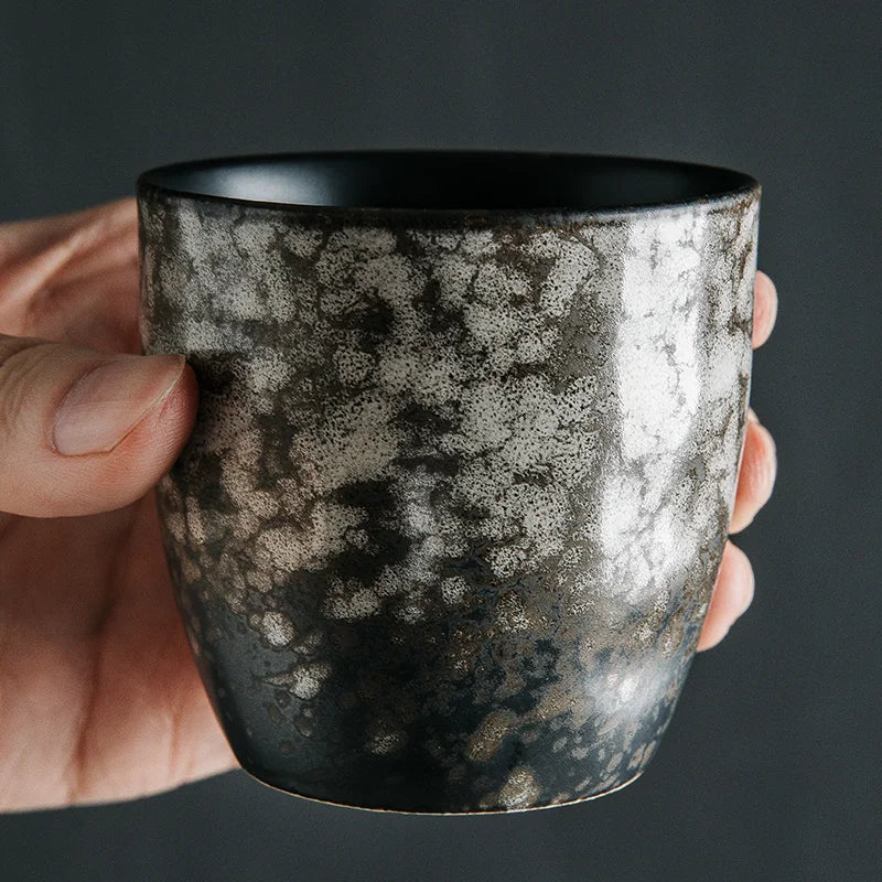 Handleless Porcelain Japanese-style Coffee Mug