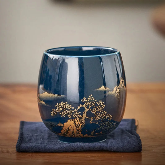 No Handle Japanese-style Ceramic Tea Cup
