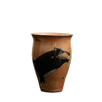 Retro Handmade pottery Small Cup
