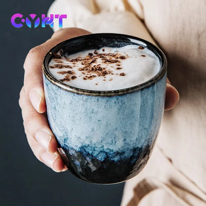 Handleless Porcelain Japanese-style Coffee Mug