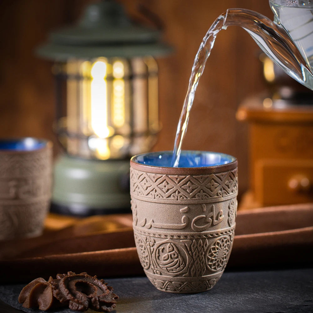 Middle Eastern Pottery Espresso Cup