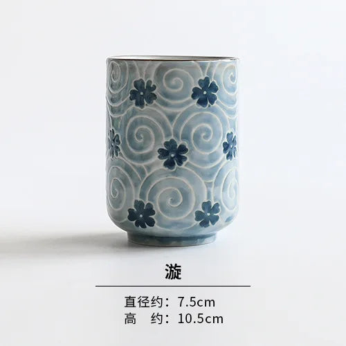 Vintage Japanese Hand-Painted Ceramic Mug - CM036