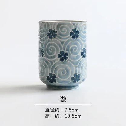 Vintage Japanese Hand-Painted Ceramic Mug - CM036
