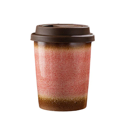 Ceramic Travel Mug with Silicone Lid