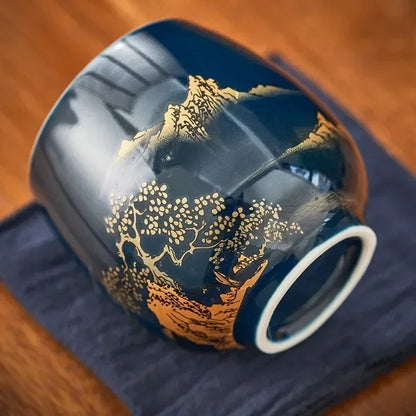 No Handle Japanese-style Ceramic Tea Cup