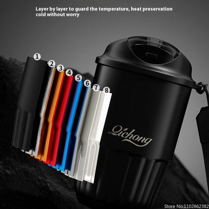 Ceramic Liner Thermos Travel Coffee Mug