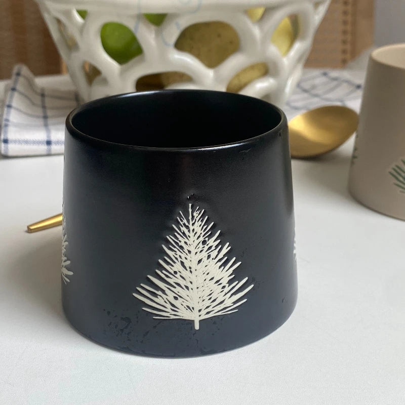 Minimalist Christmas Tree Ceramic Cup - CM053