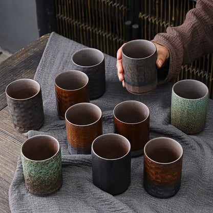 Vintage Handmade Ceramic Rustic Mug
