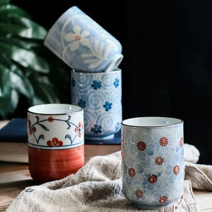 Vintage Japanese Hand-Painted Ceramic Mug - CM036