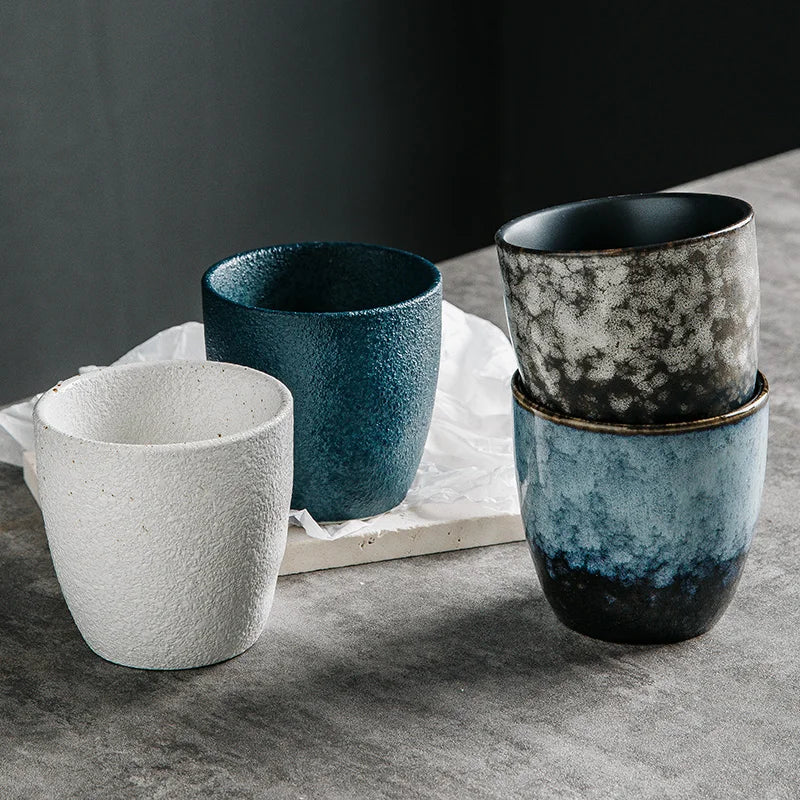 Handleless Porcelain Japanese-style Coffee Mug