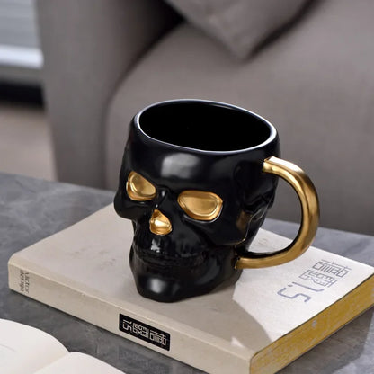 Halloween Skull Ceramic Mug