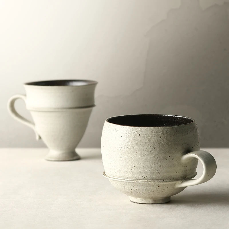 Rustic Handmade Rough Pottery Cup