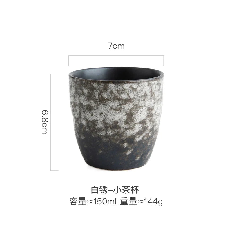 Handleless Porcelain Japanese-style Coffee Mug