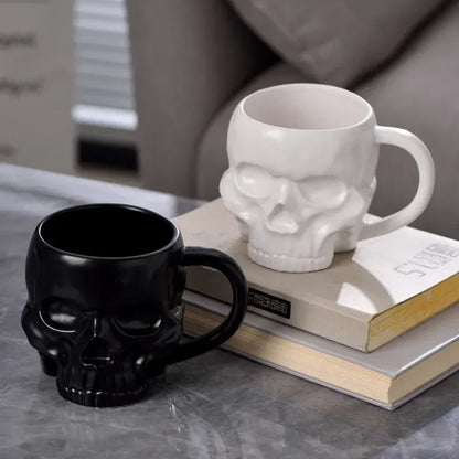 Halloween Skull Ceramic Mug