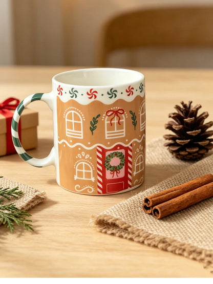 Gingerbread House Christmas Ceramic Mug - CM054