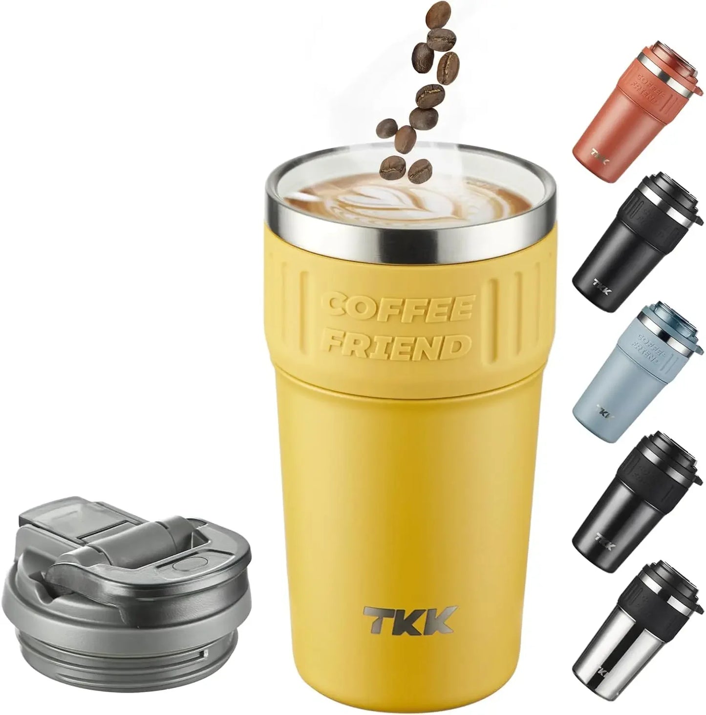 TKK Insulated Coffee Thermos with Ceramic Coating