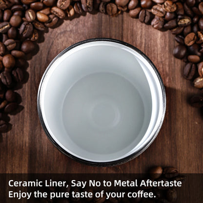 Double Wall Ceramic Lined Travel Mug