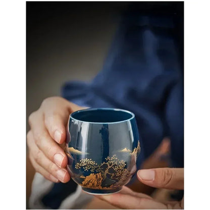No Handle Japanese-style Ceramic Tea Cup