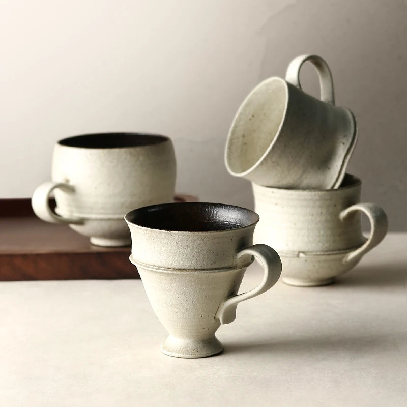 Rustic Handmade Rough Pottery Cup