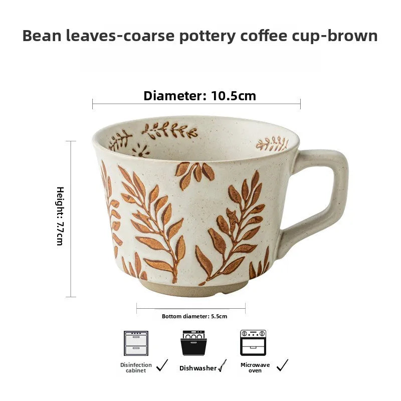 Handmade Coarse Pottery Coffee Cup