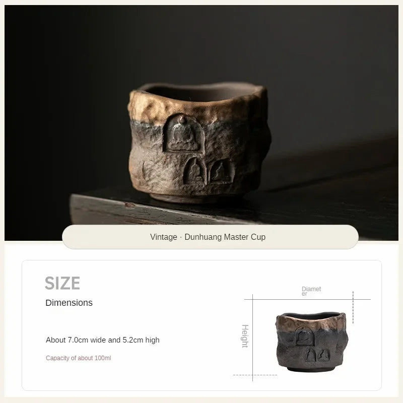 Retro Gold-plated Glaze Cup