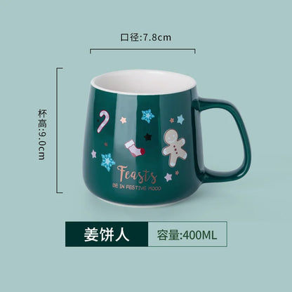 Red Green Christmas Ceramic Mug