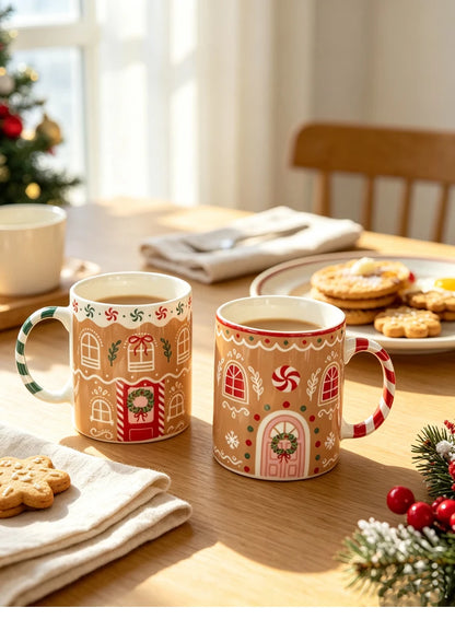 Gingerbread House Christmas Ceramic Mug - CM054