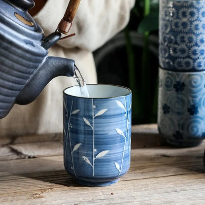 Vintage Japanese Hand-Painted Ceramic Mug - CM036