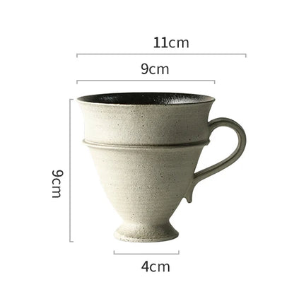 Rustic Handmade Rough Pottery Cup