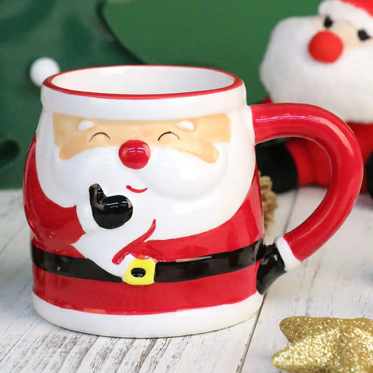 Santa Claus Ceramic Christmas Cup