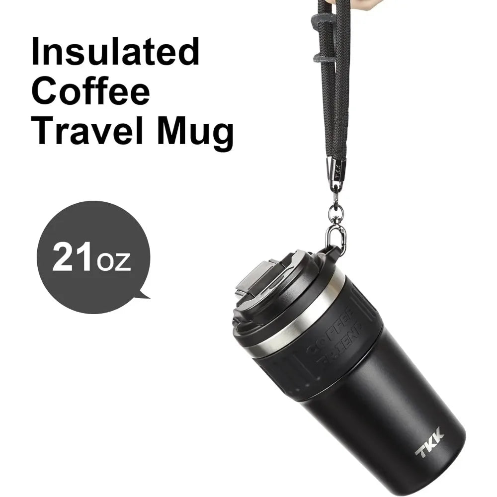 TKK Insulated Coffee Thermos with Ceramic Coating