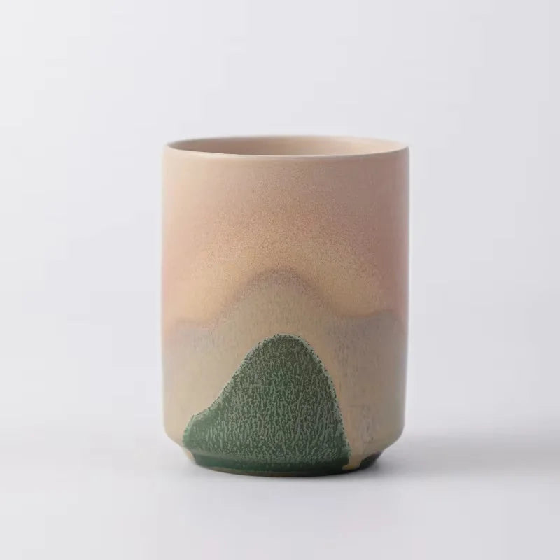 Stoneware Gradient Coffee Mug – No Handle