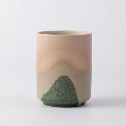 Stoneware Gradient Coffee Mug – No Handle