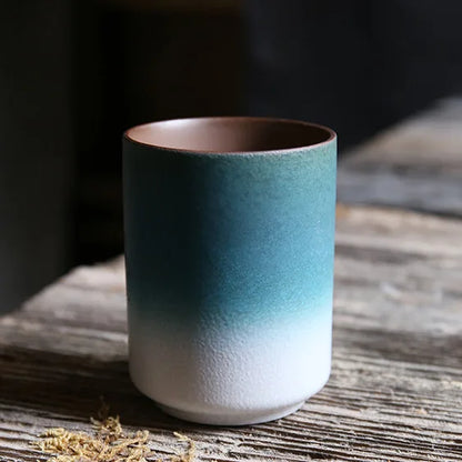 Stoneware Gradient Coffee Mug – No Handle