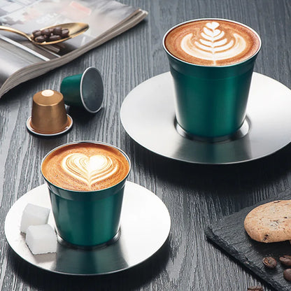 Double Wall Insulated Stainless Steel Espresso Cup