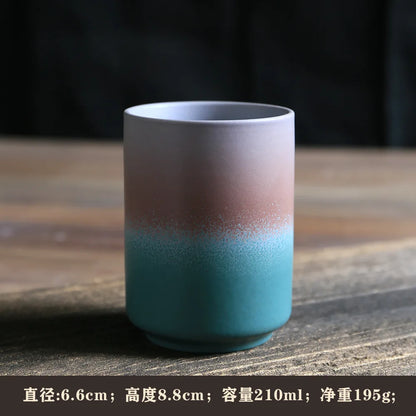 Stoneware Gradient Coffee Mug – No Handle