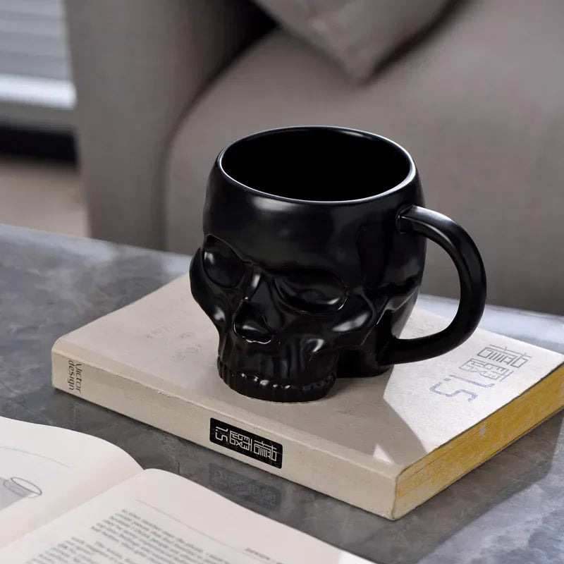 Halloween Skull Ceramic Mug