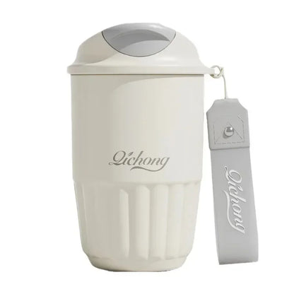 Ceramic Liner Thermos Travel Coffee Mug