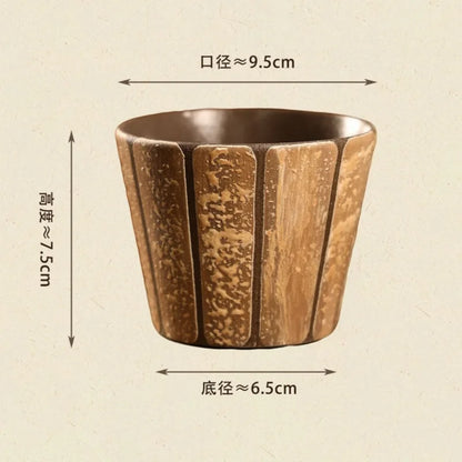 Vintage Jingdezhen Underglaze Ceramic Mug - CM034