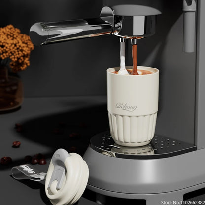 Ceramic Liner Thermos Travel Coffee Mug