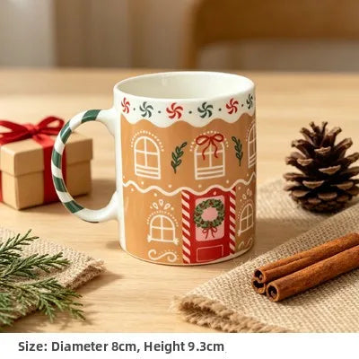 Gingerbread House Christmas Ceramic Mug - CM054
