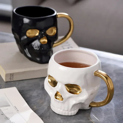 Halloween Skull Ceramic Mug